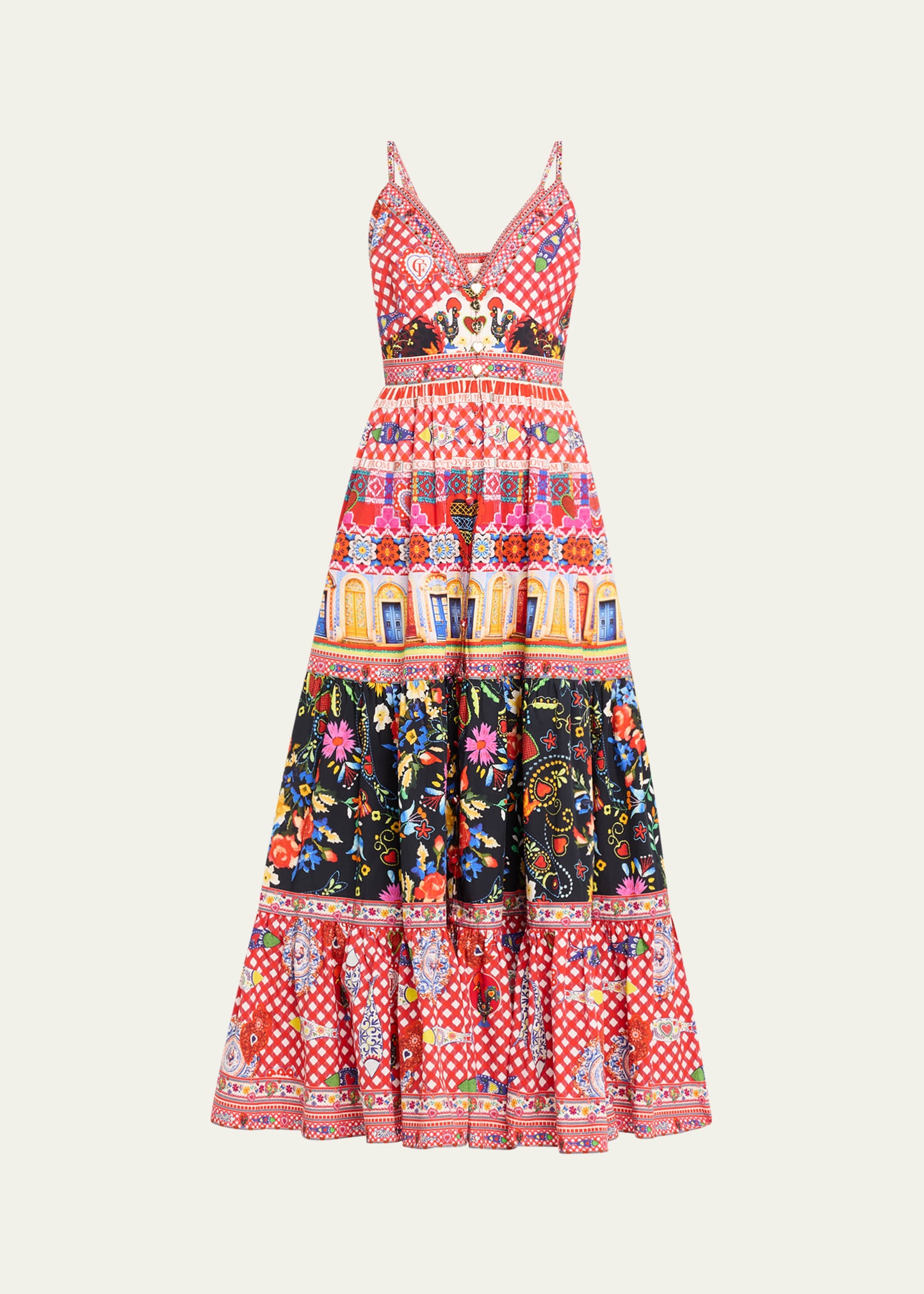 Folk Fabulous Tiered Bodice Maxi Dress - 1