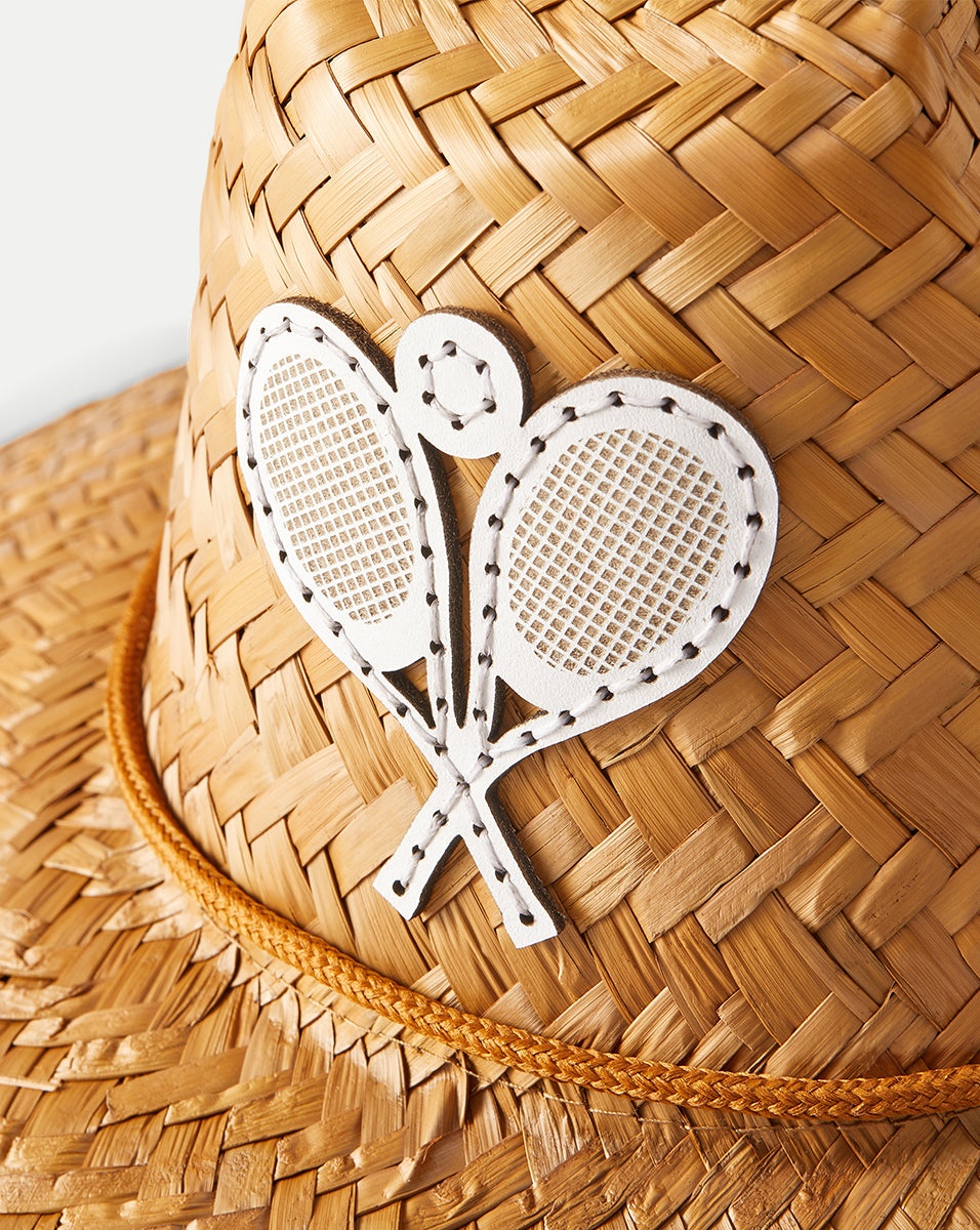 RACQUET STRAW HAT - 3