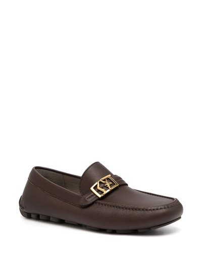 Salvatore Ferragamo leather driver loafers outlook