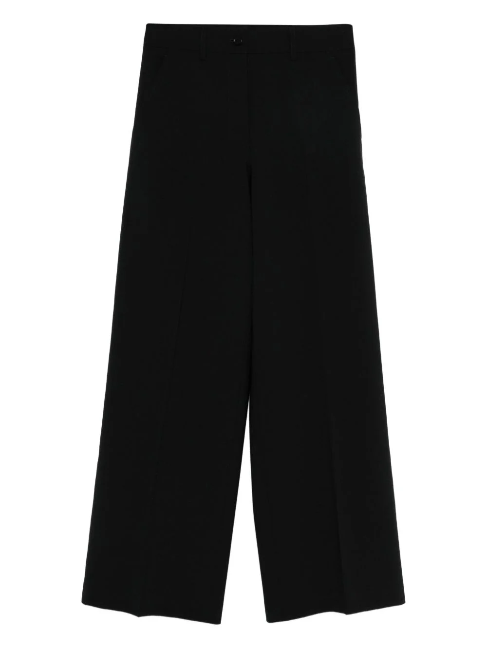 high-waisted palazzo trousers - 1