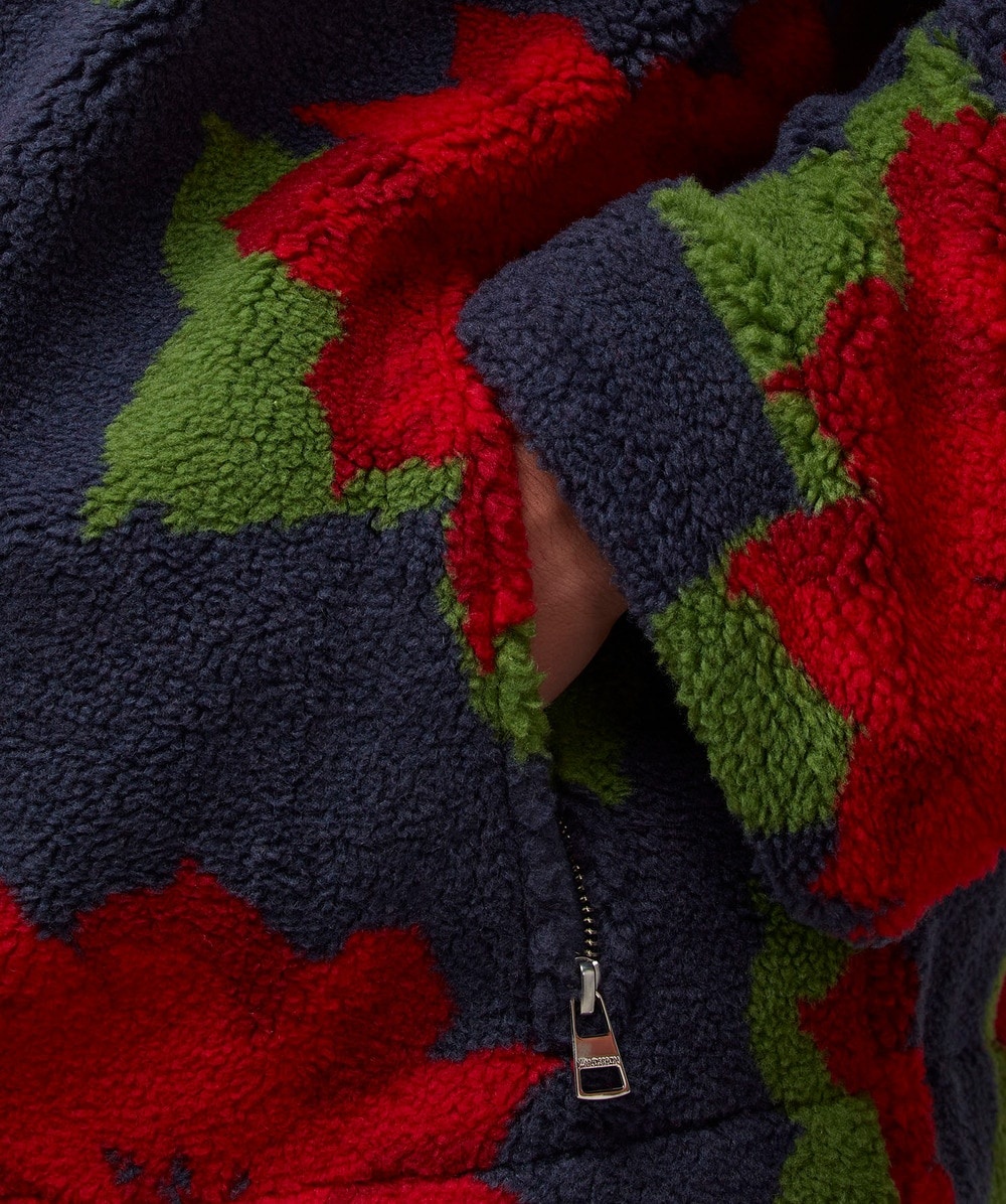 Fleece hooded jacket - 5