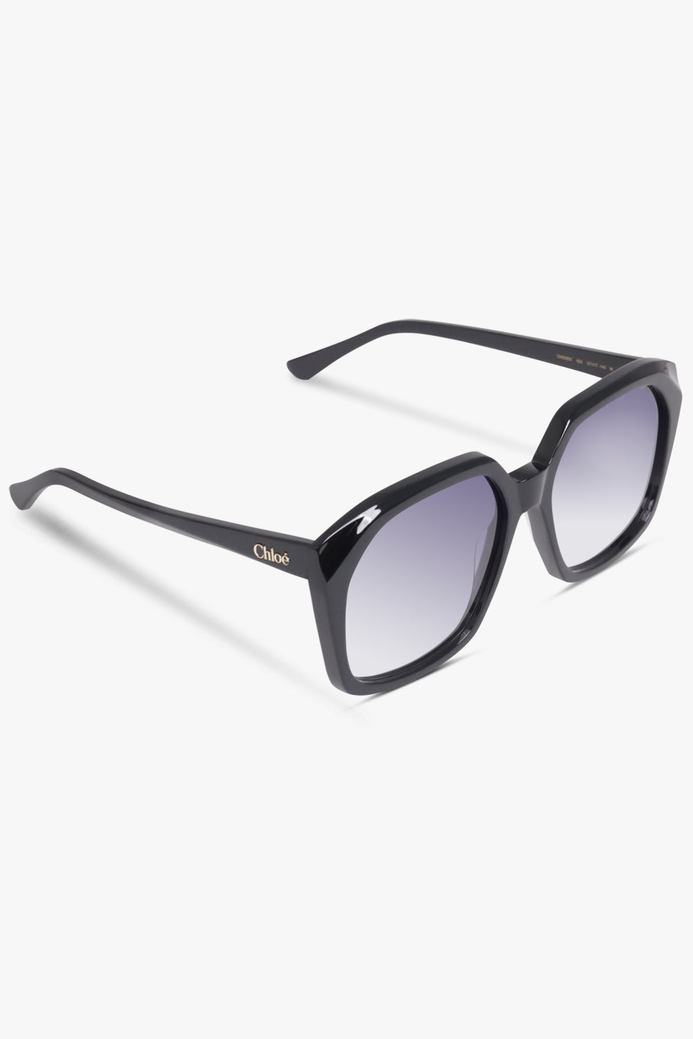 CH02805 57 RECTANGLE SQUARED SUNGLASSES | BLACK - 2