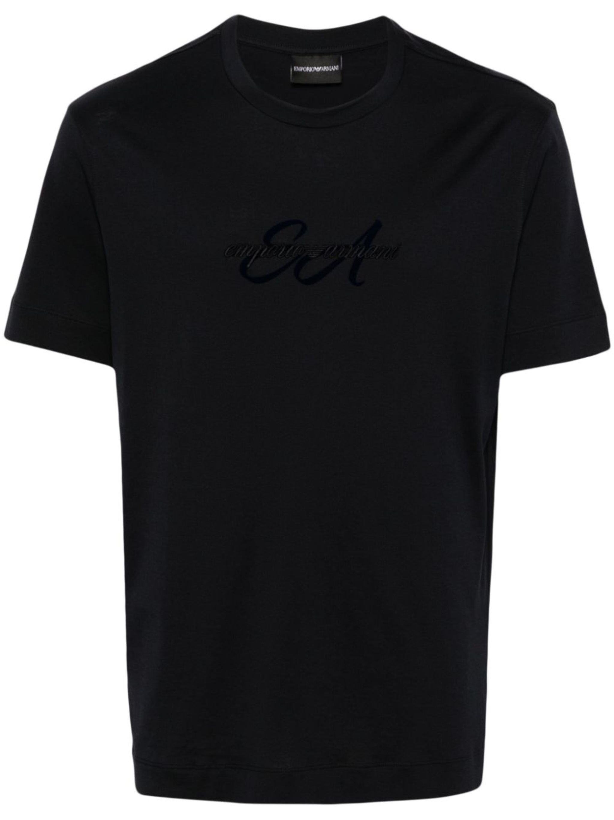 logo-embroidered T-shirt - 1