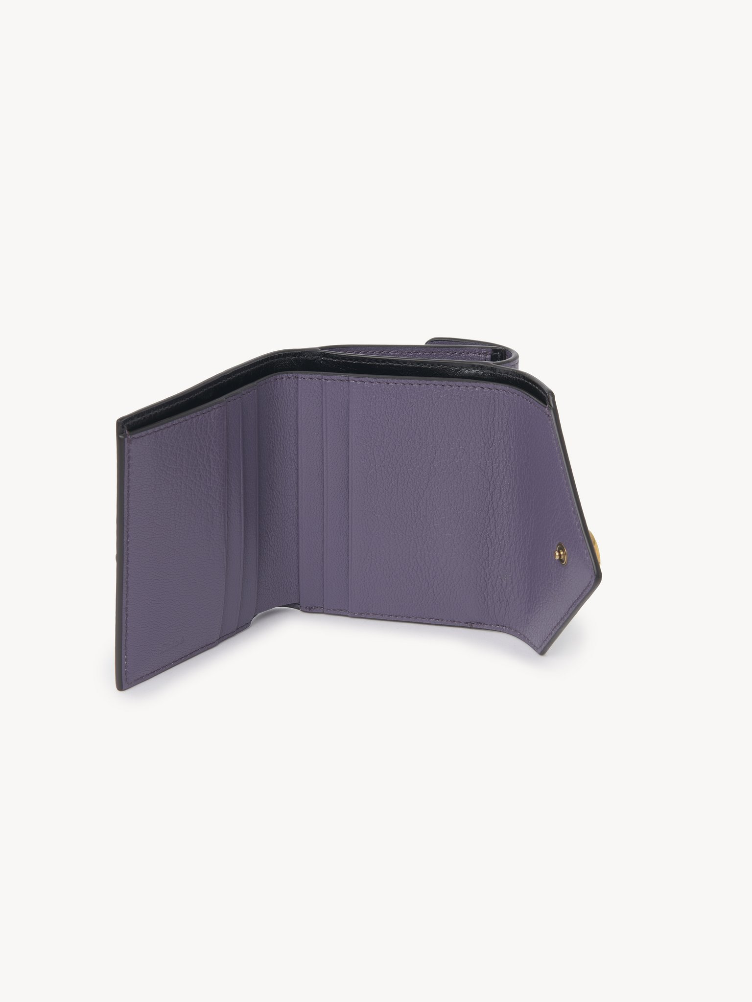 SMALL ENVELOPE TRI-FOLD IN GRAINED LEATHER - 4