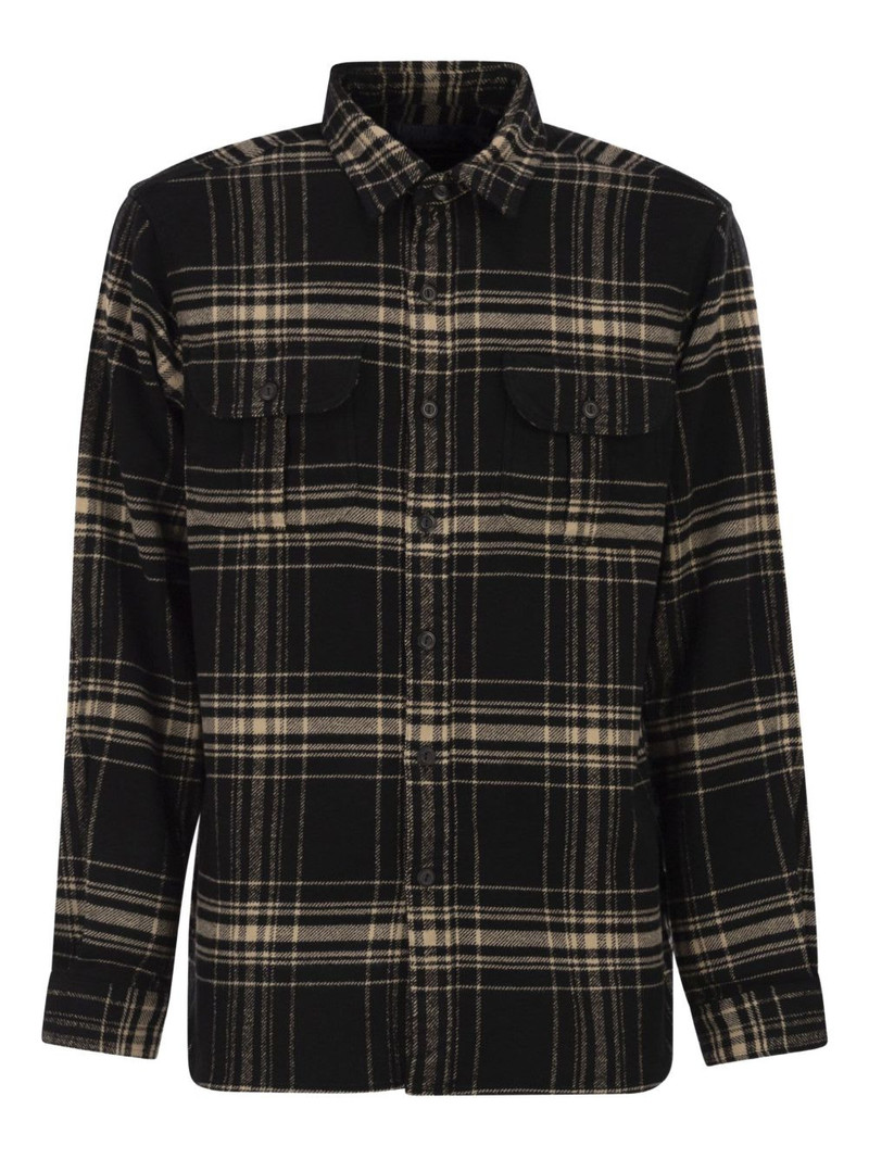 tartan cargo pocket shirt 1