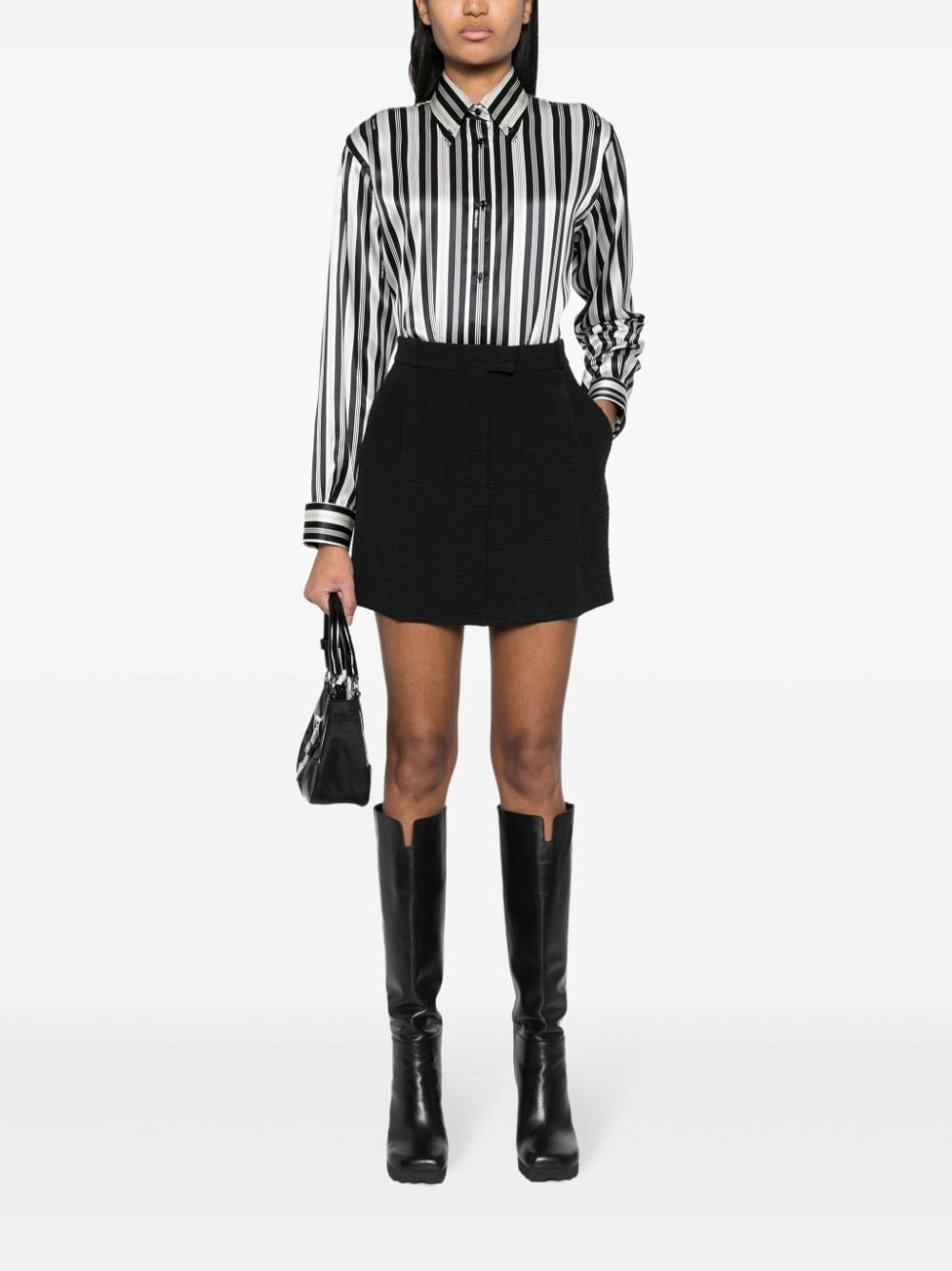Zucca-jacquard miniskirt - 2