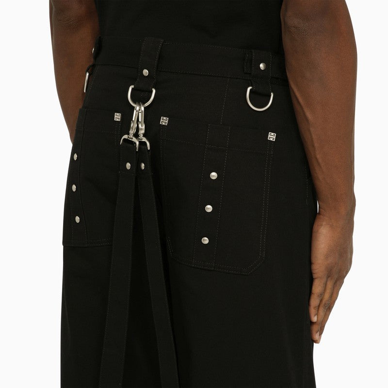 Givenchy Black Trousers With Removable Bottoms Men - 4