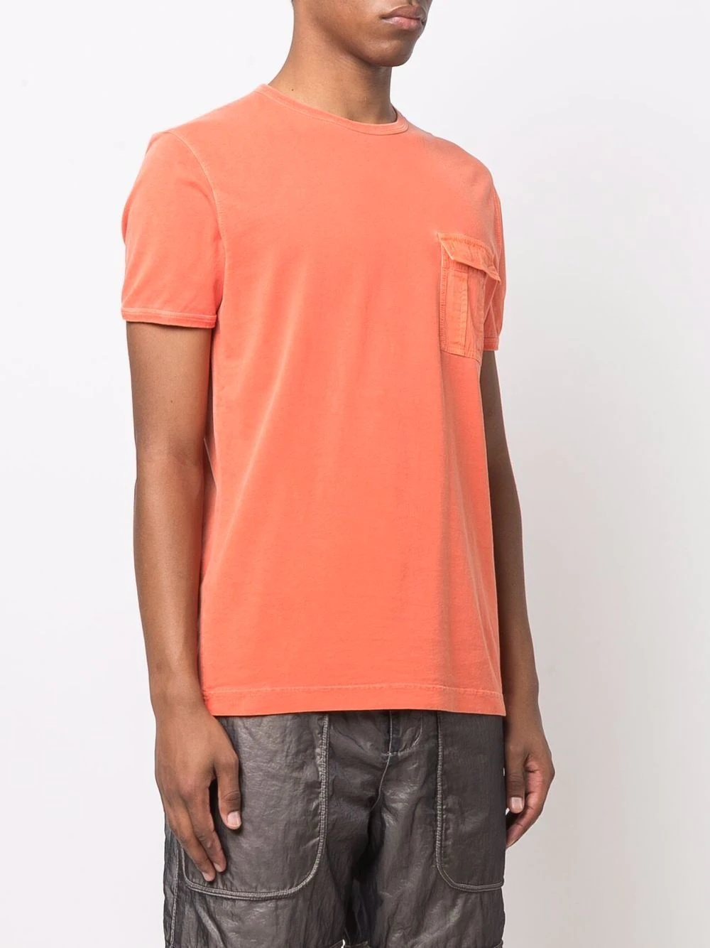 chest flap pocket T-shirt - 3