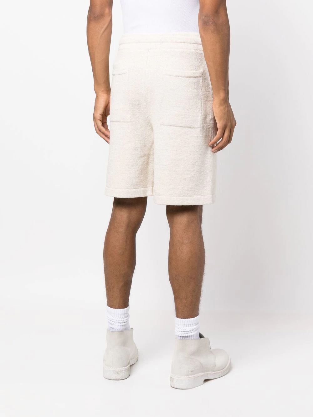 Julen cotton-linen blend shorts - 4