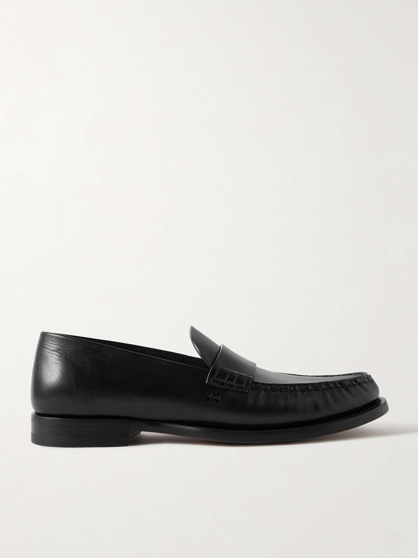 The Row Novus leather loafers Black | netaporter | REVERSIBLE 