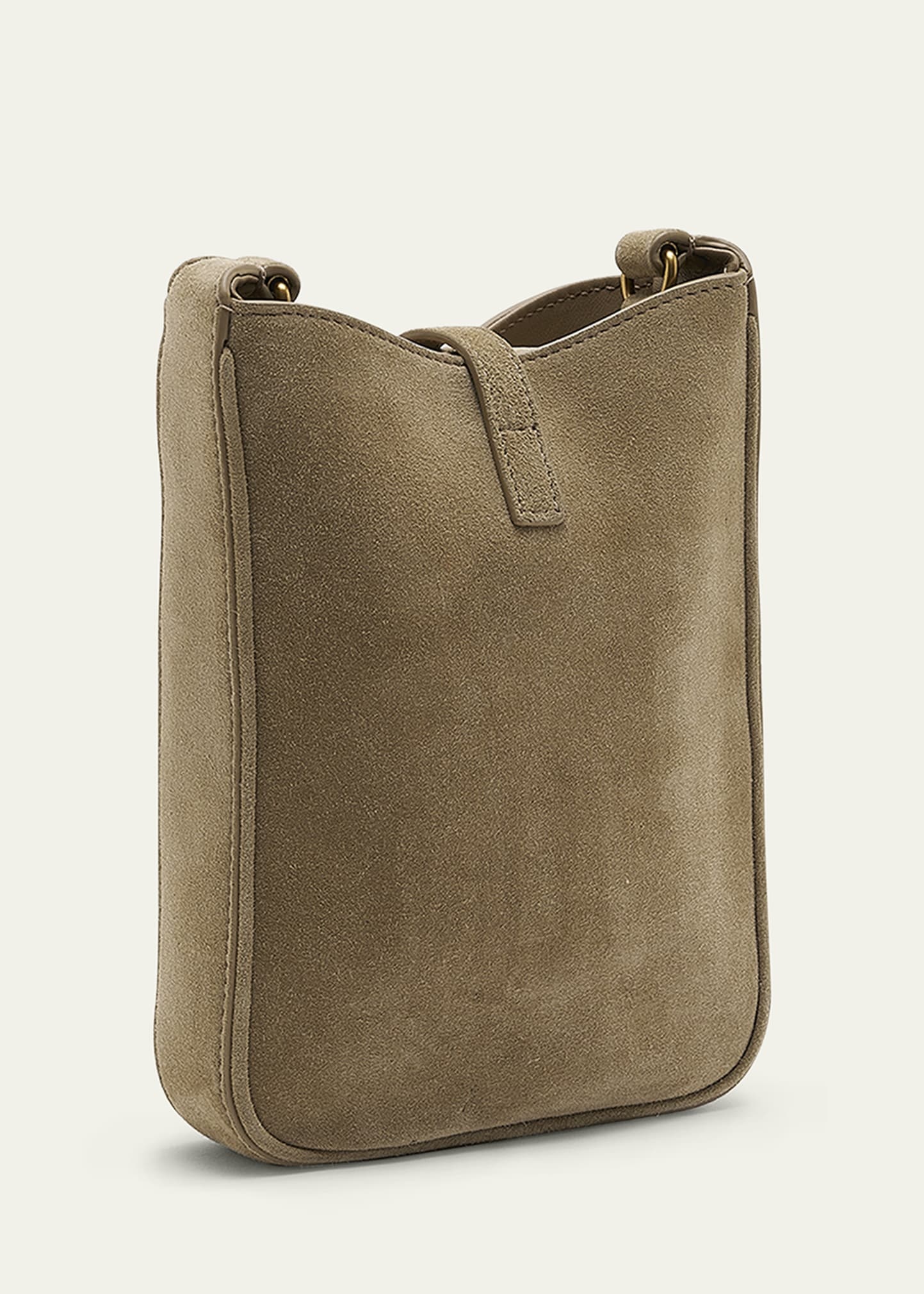 Le 5 A 7 Mini Suede Bucket Bag - 3