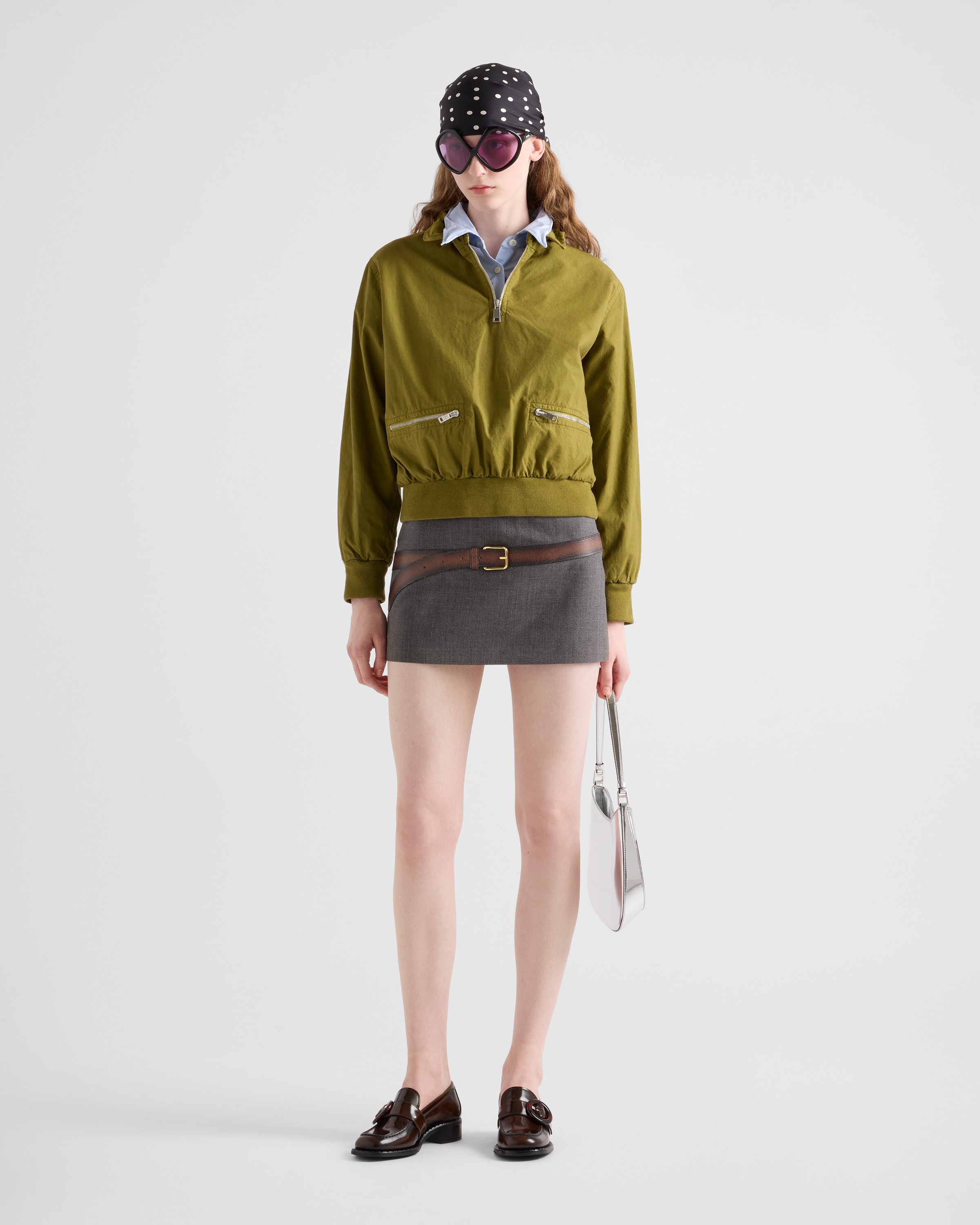 Technical wool miniskirt - 2