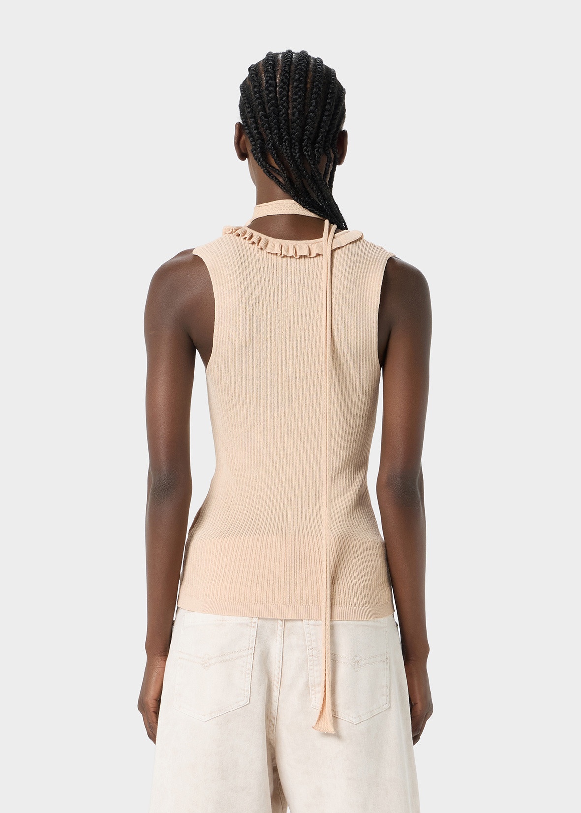 WOOLEN TOP WITH SCARF - 4