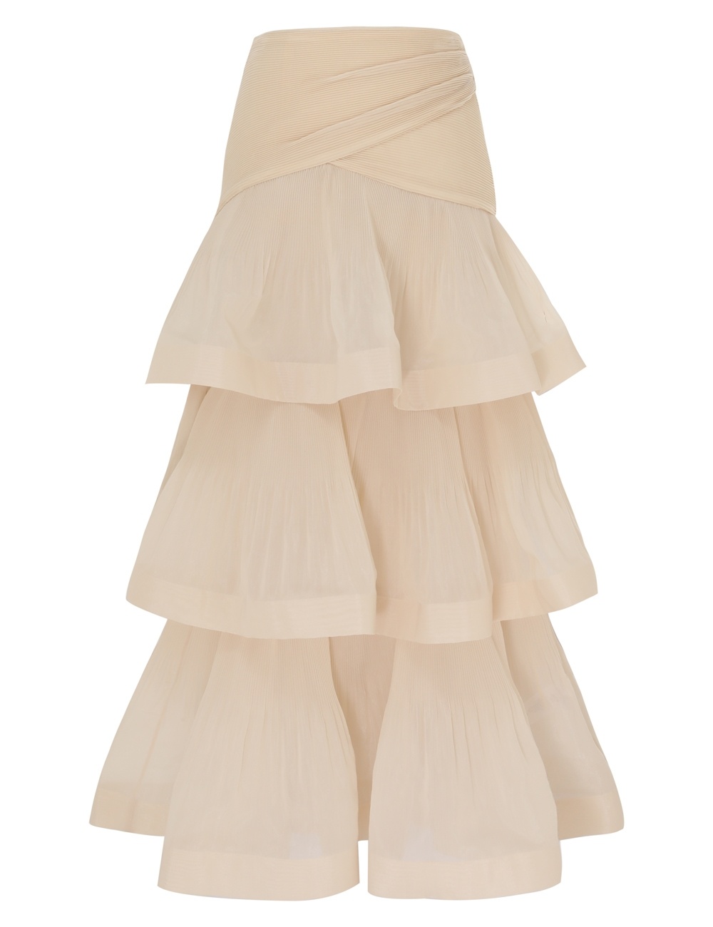 【Zimmermann】PLEATED TIERED SKIRT プリーツ ミディスカート Zimmermann PLEATED TIERED SKIRT | REVERSIBLE