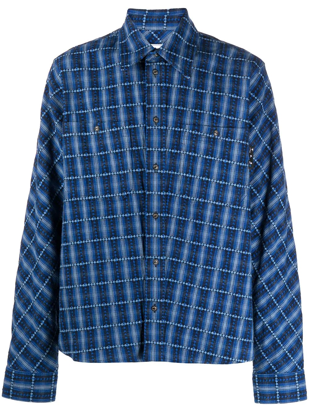 checkered flannel shirt - 1