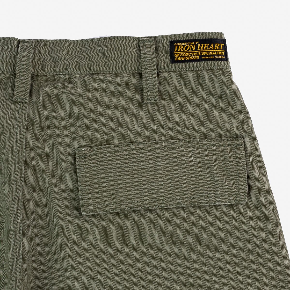 IH-733-ODG 11oz Herringbone Cargo - Olive Drab Green - 6