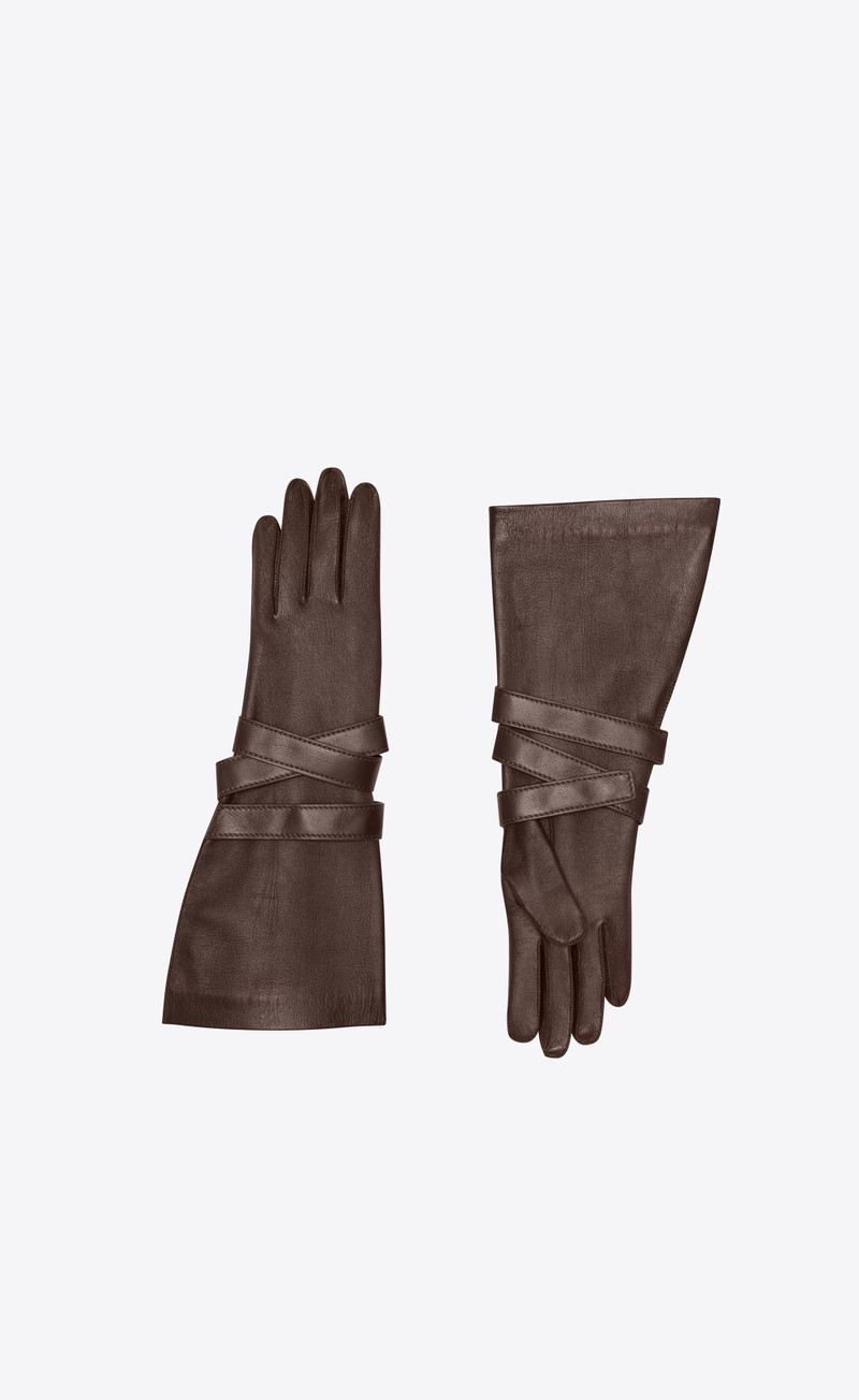 aviator gloves in leather 1