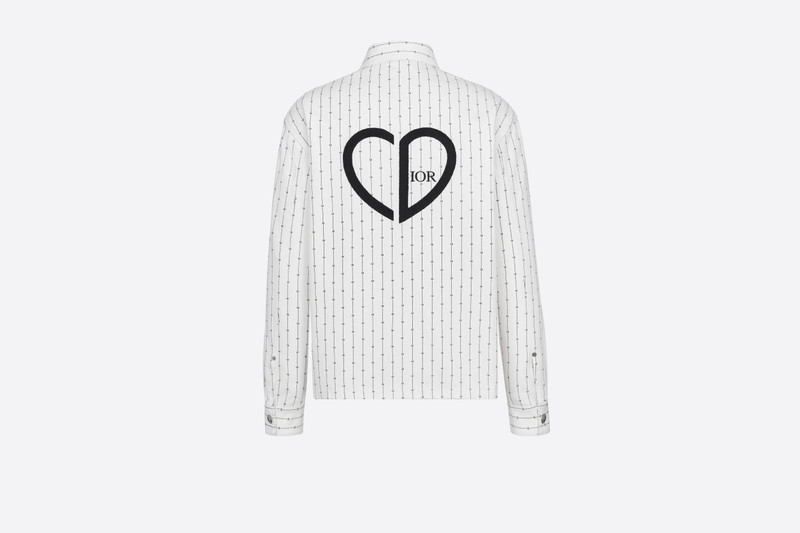 Dior 'CD Heart' Zipped Overshirt outlook