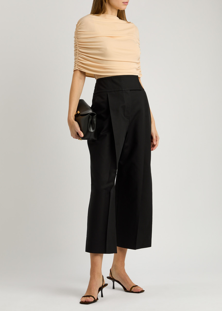 Esse Studios Bonachi Cape-effect Jersey top - 4