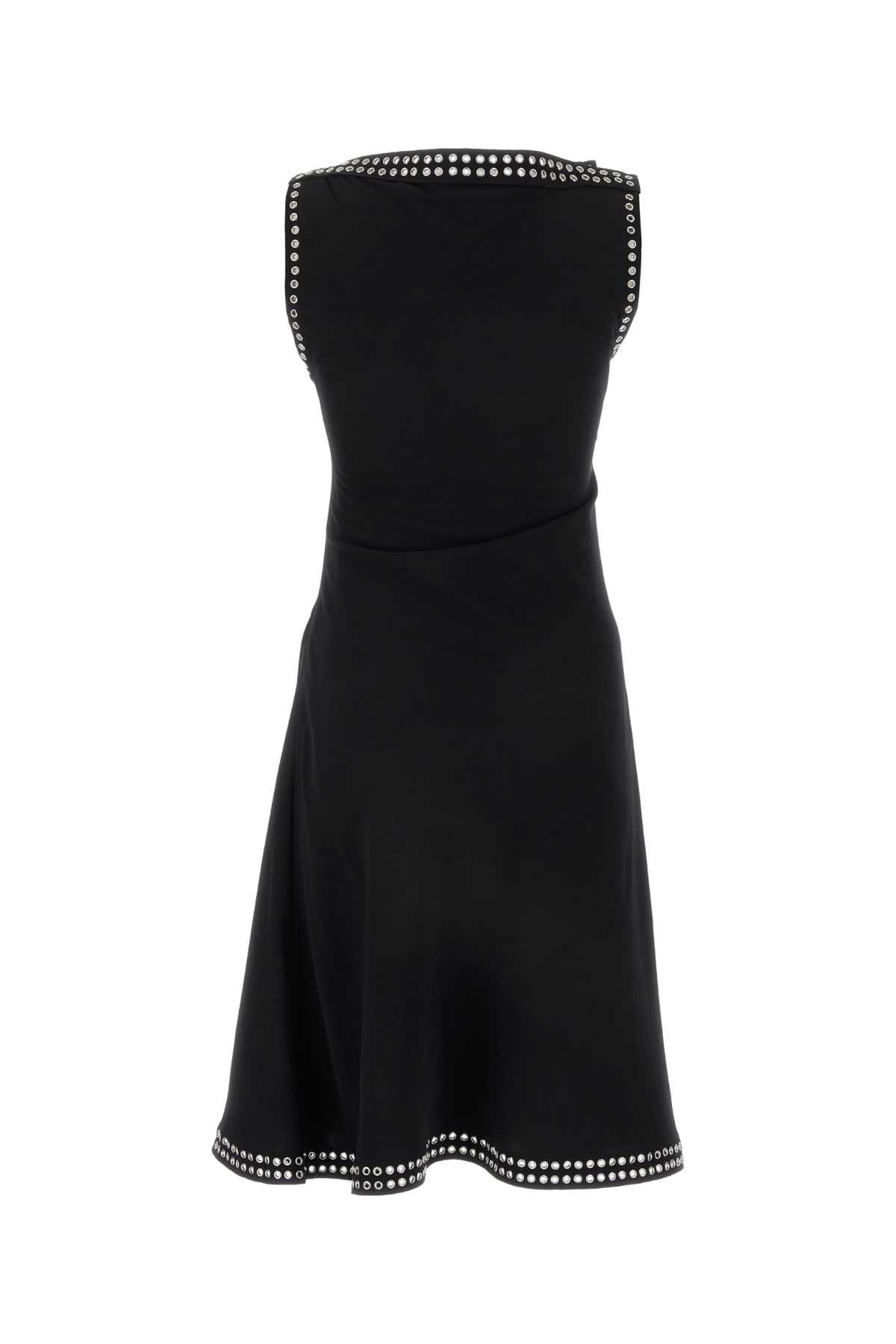 Burberry Women Black Satin Dress - 2