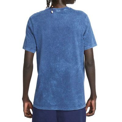 Nike Nike Sportswear Club Washed-Dye T-Shirt 'Blue' FD1283-410 outlook