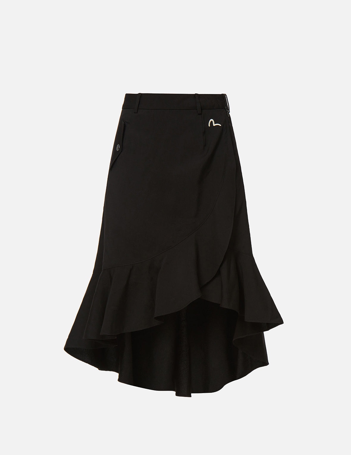 Asymmetric Ruffle Skirt - 7