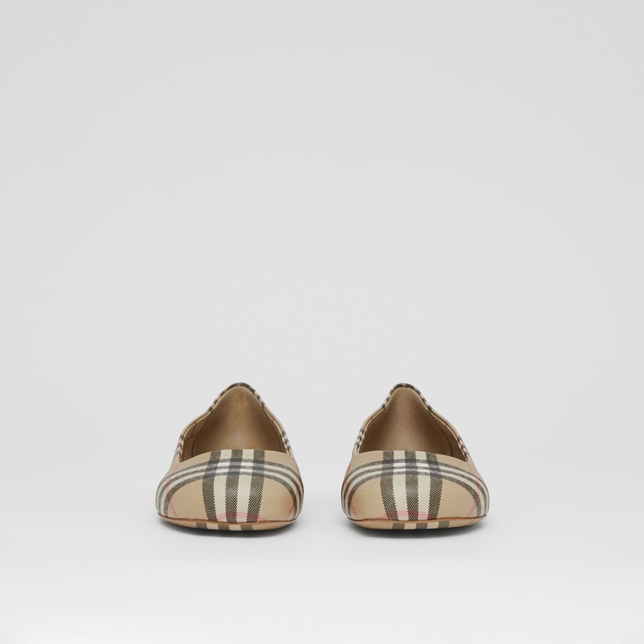Vintage Check Ballerinas - 4