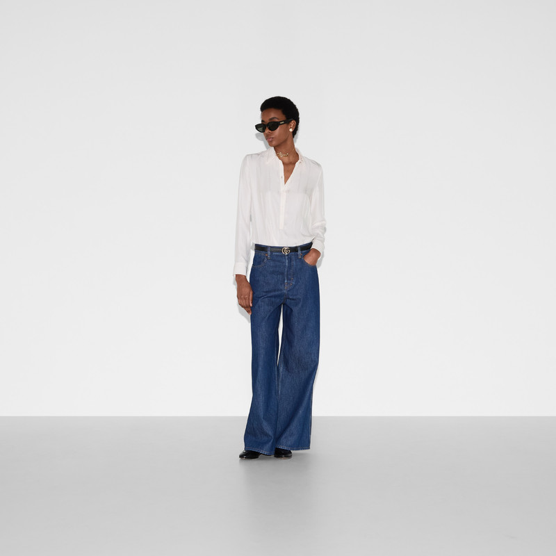 GUCCI Silk jacquard shirt outlook