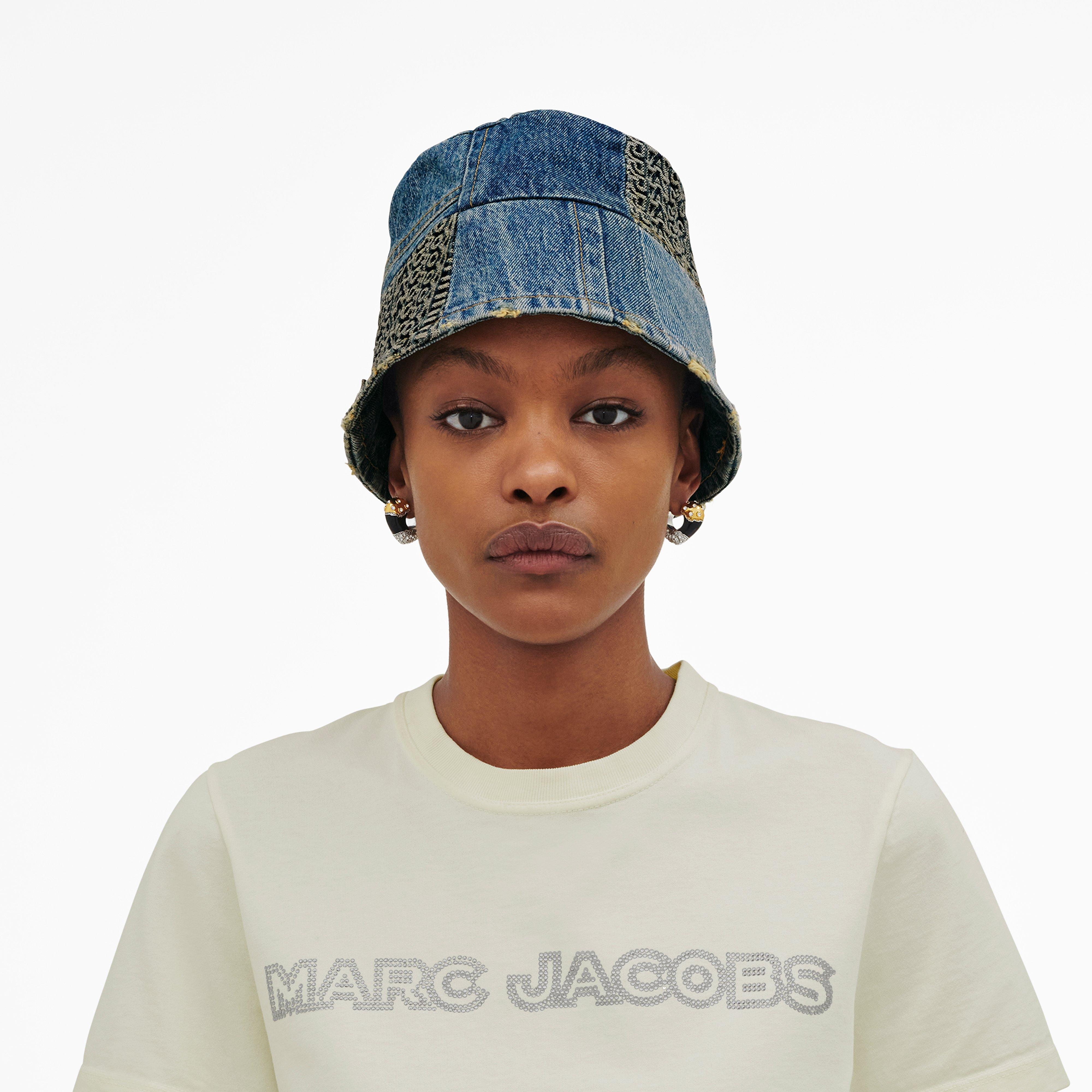 PATCHWORK DENIM BUCKET HAT - 2