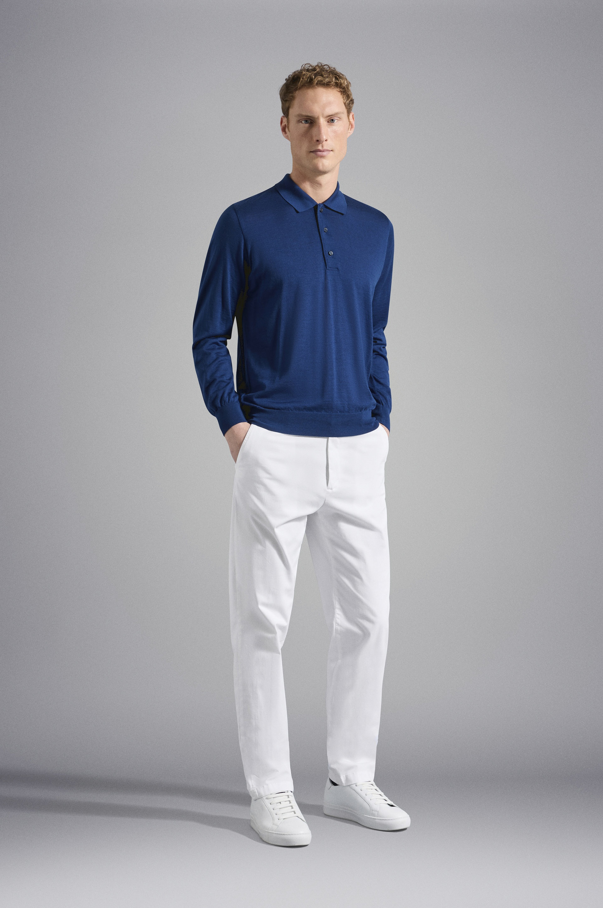 EXTRA FINE WINTER-SUMMER MERINO WOOL POLO - 2