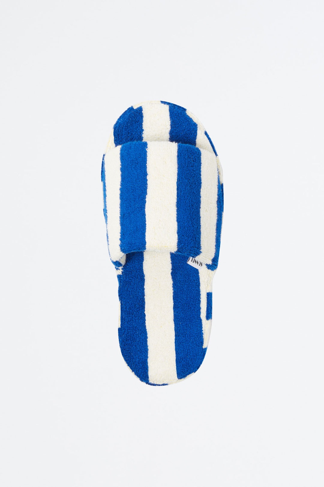 BLUE & WHITE STRIPED COTTON SLIDERS - 4