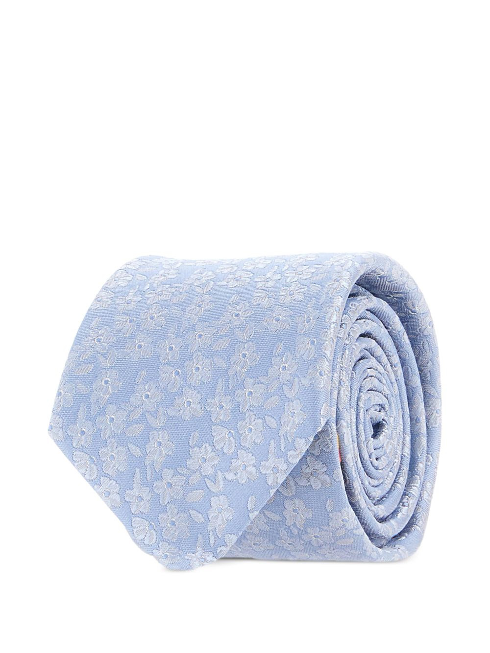 floral-print pointed  tie - 3