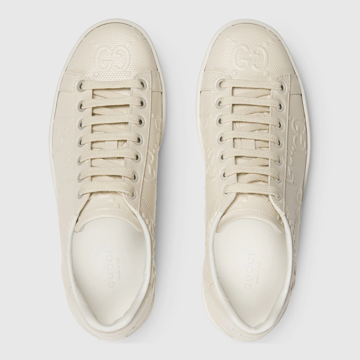 Women's GG embossed Ace sneaker - 4
