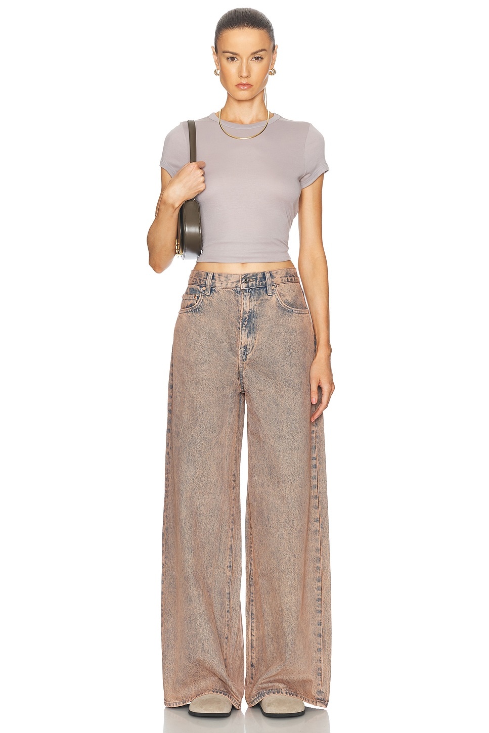Luna Mid Rise Baggy Wide Leg - 5