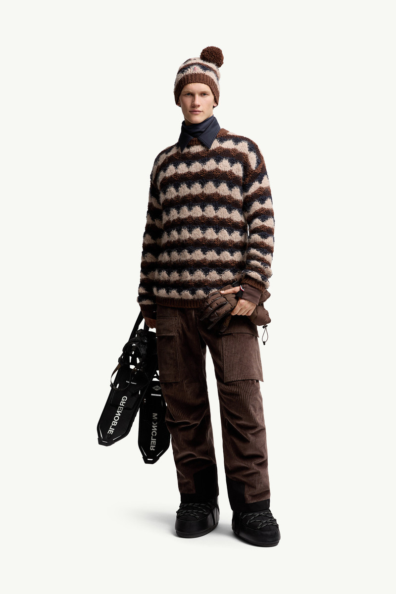 Moncler Grenoble Geometric Jacquard Wool Blend Sweater outlook