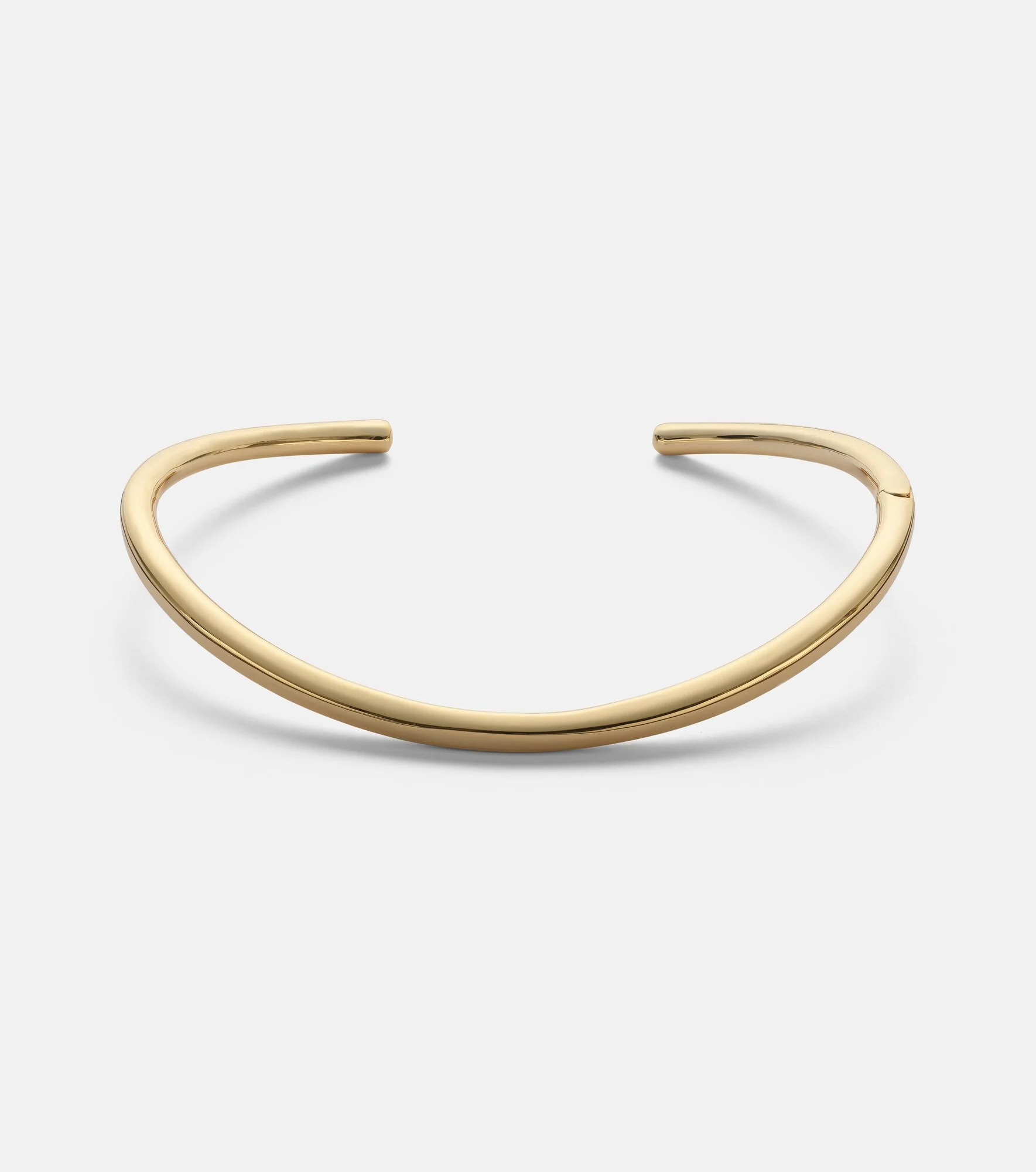 14kt gold-plated choker - 1
