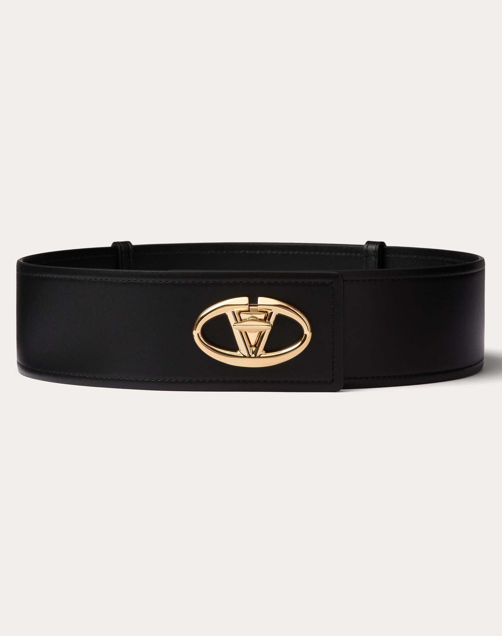 THE BOLD EDITION VLOGO CALFSKIN BELT 60 MM - 1