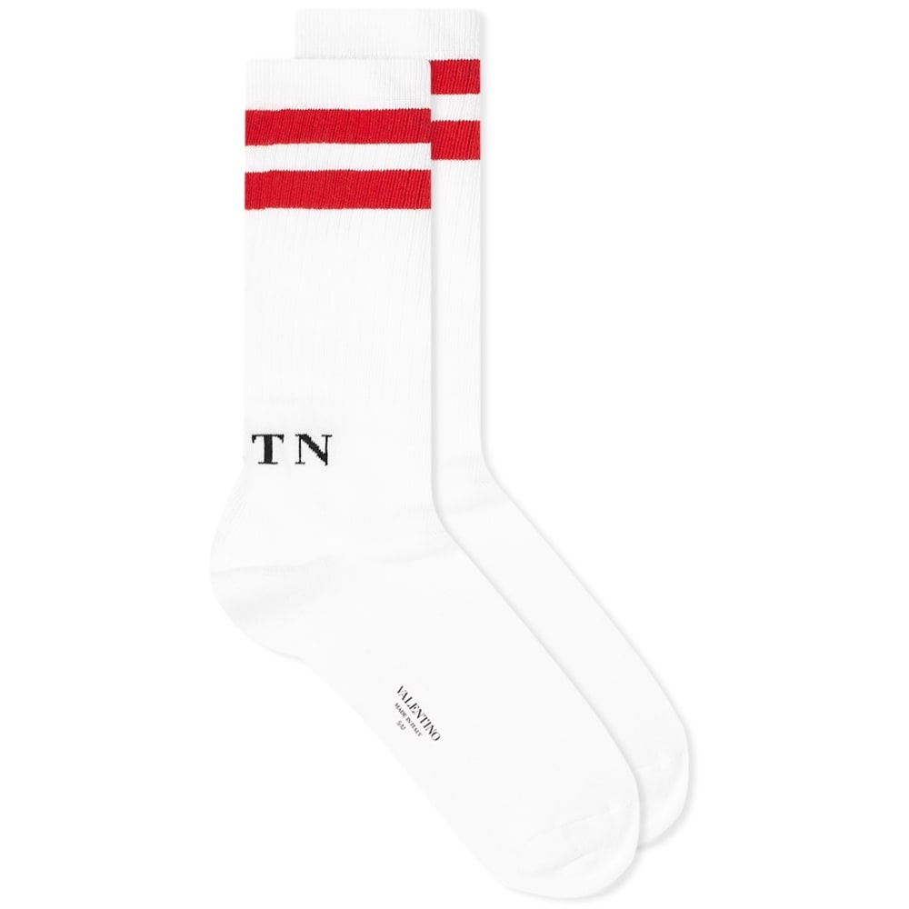 Valentino VLTN Logo Sports Socks - 1