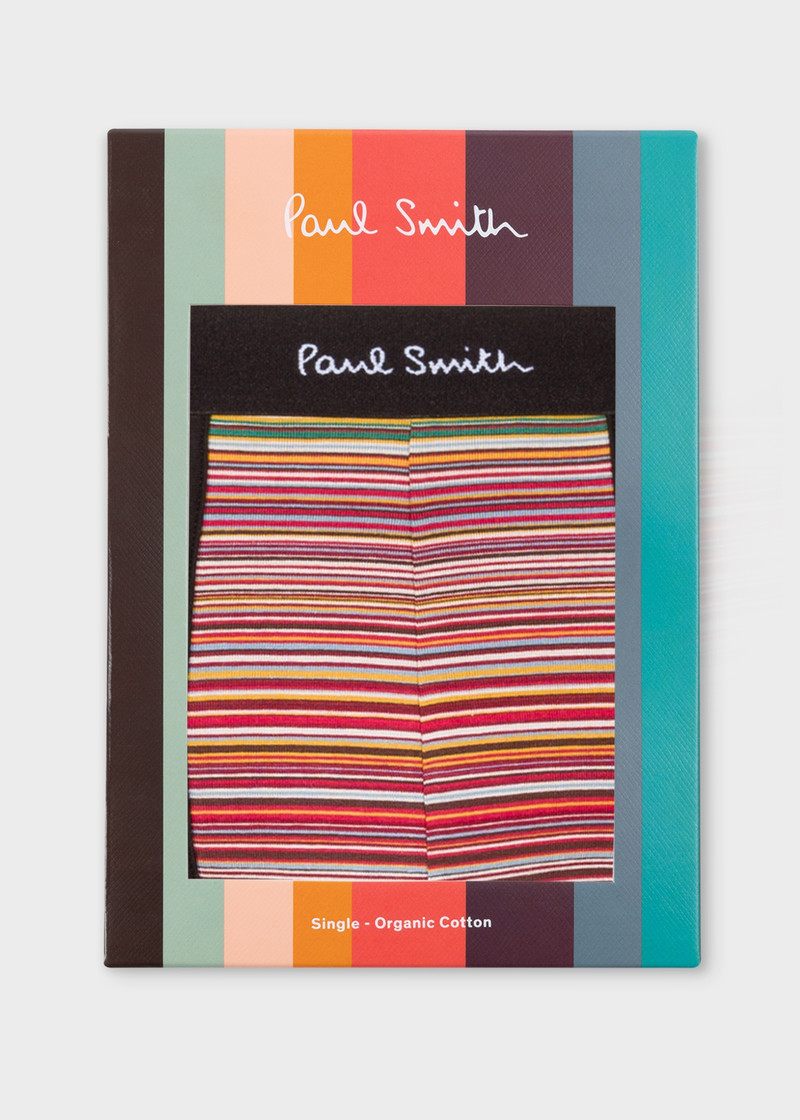 Paul Smith 'Signature Stripe' Socks & Boxer Briefs Gift Set outlook