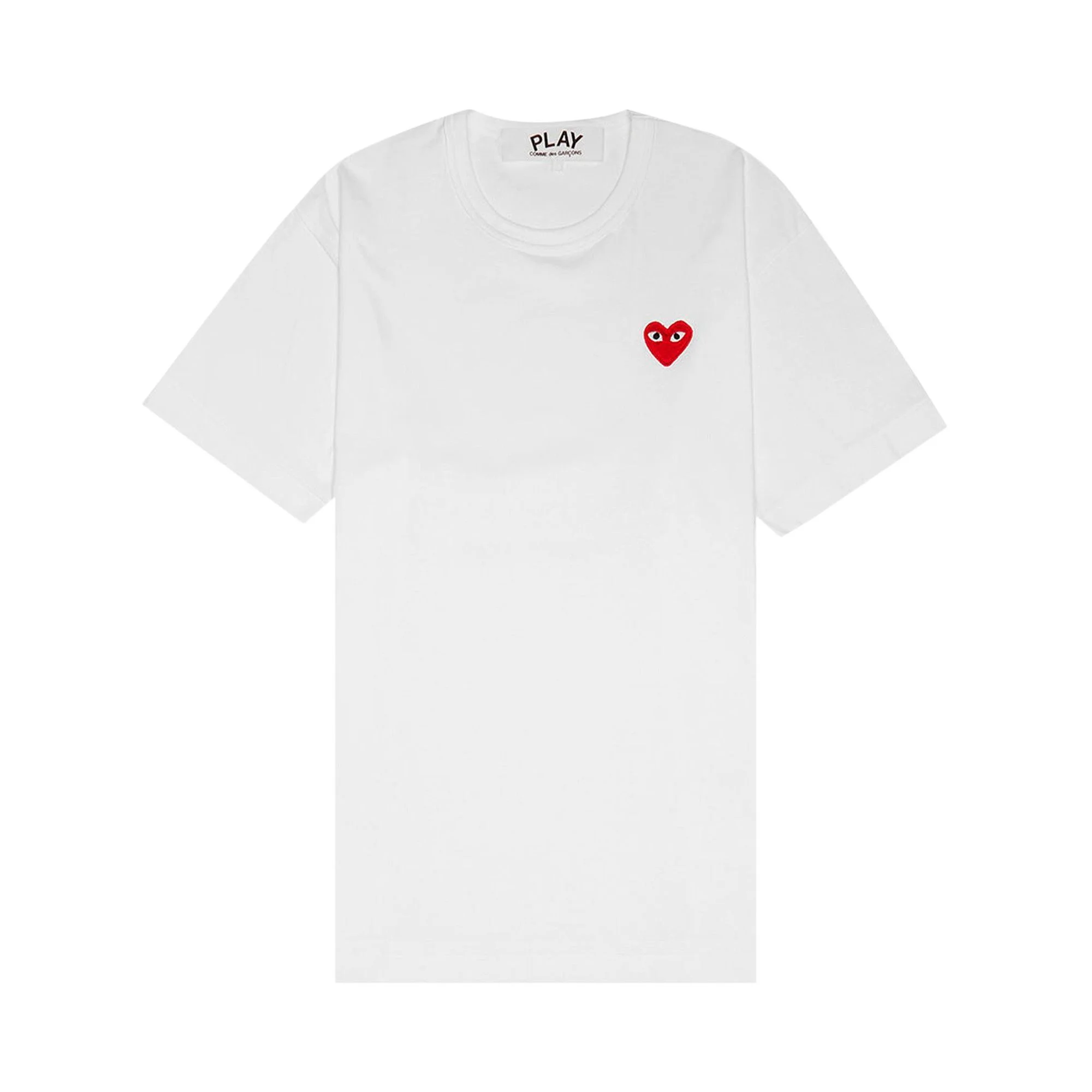 Comme des Garçons PLAY Heart Emblem T-Shirt 'White' - 1