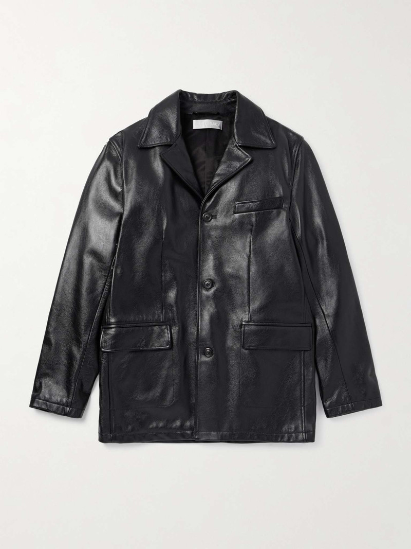 Alley Jacket Heavy Grain Black Leather - 1