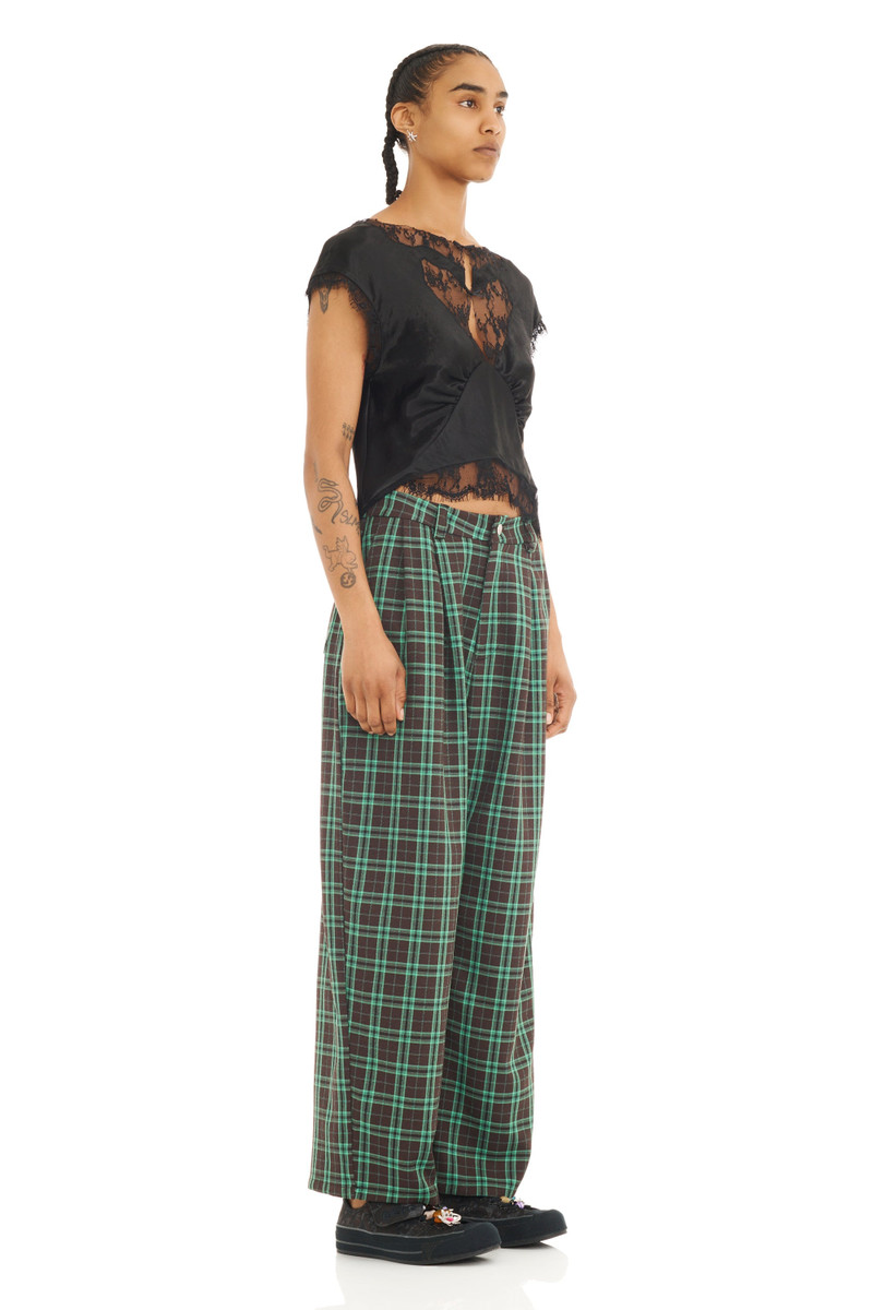 Collina Strada BLACK WATERLILY TOP outlook