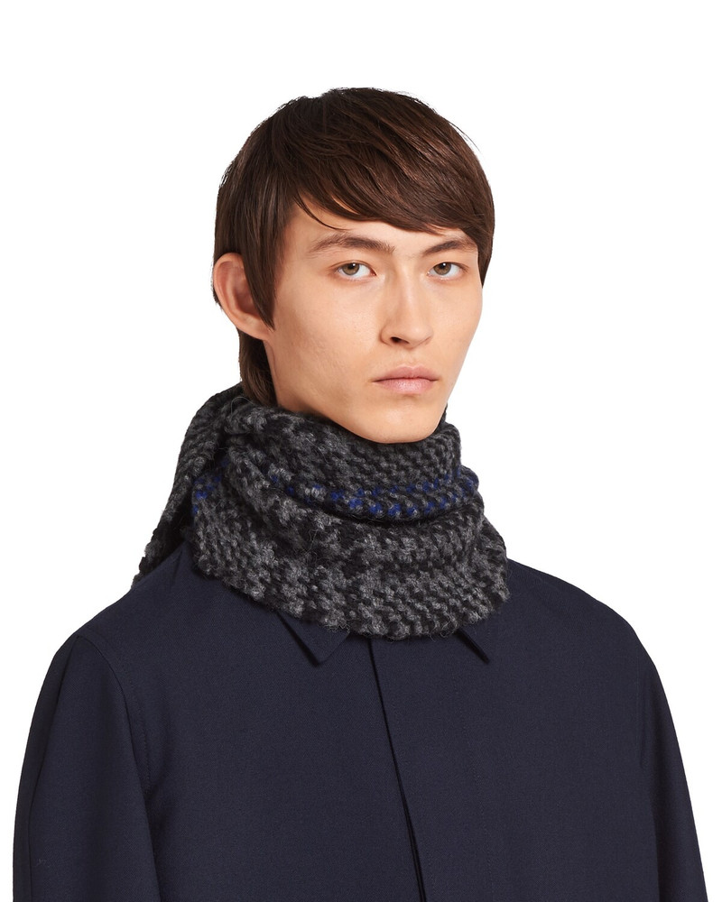 Prada Prince of Wales checked scarf outlook