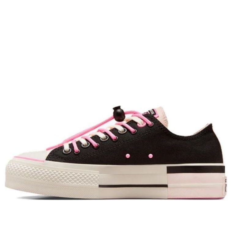 (WMNS) Converse Chuck Taylor All Star Lift Platform Easy On 'Black Fable Pink' A09540C - 1