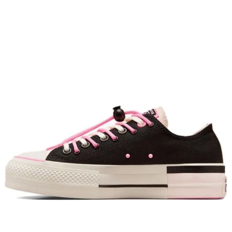 (WMNS) Converse Chuck Taylor All Star Lift Platform Easy On 'Black Fable Pink' A09540C - 1