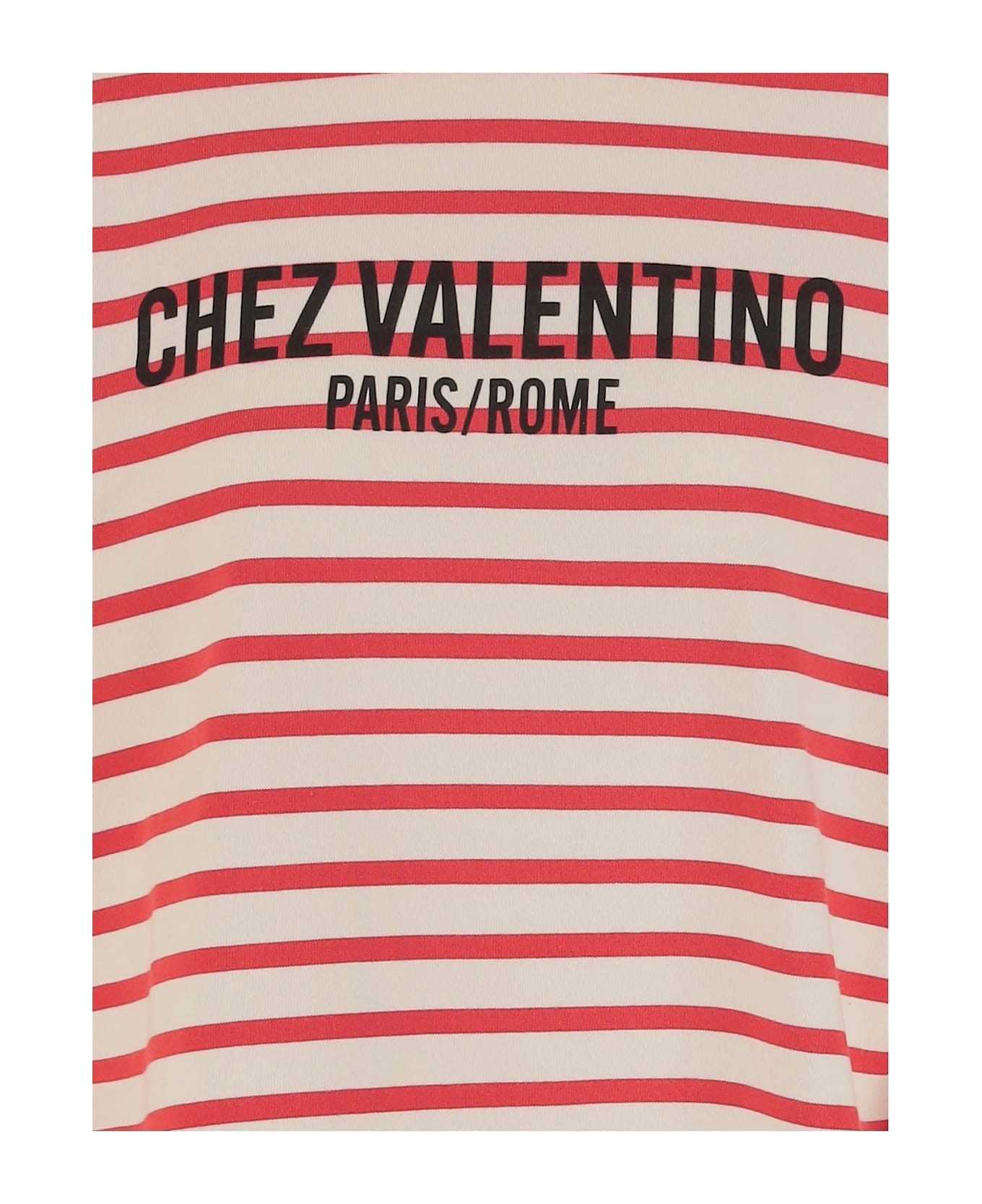 Long-sleeved Cotton T-shirt With Striped Pattern - 3