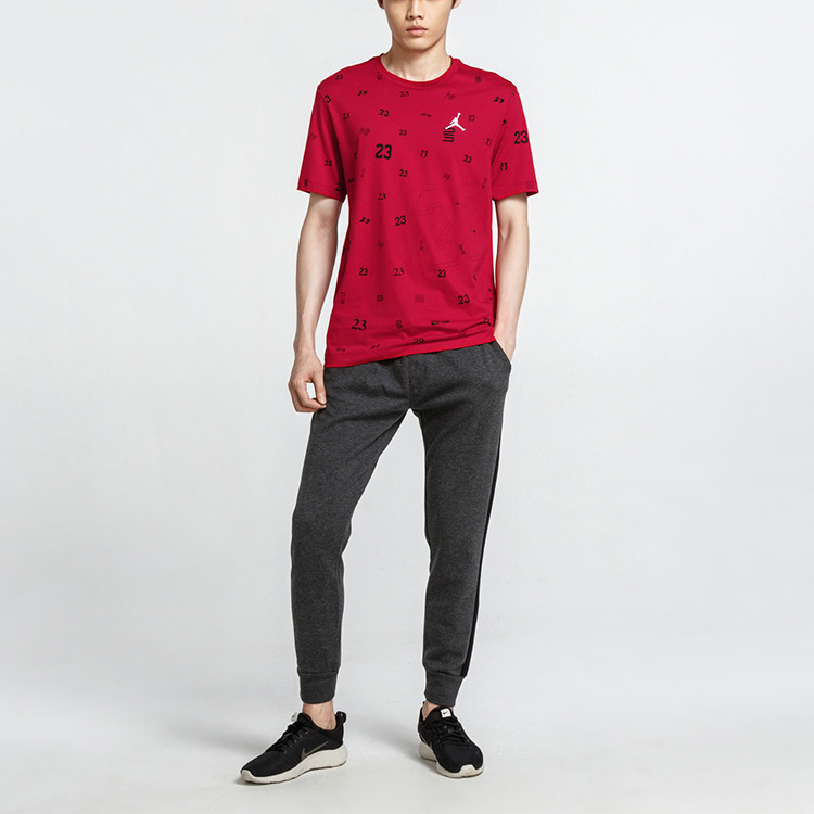 Air Jordan All Star Scribble T-Shirt 'Red' AT0551-687 - 2