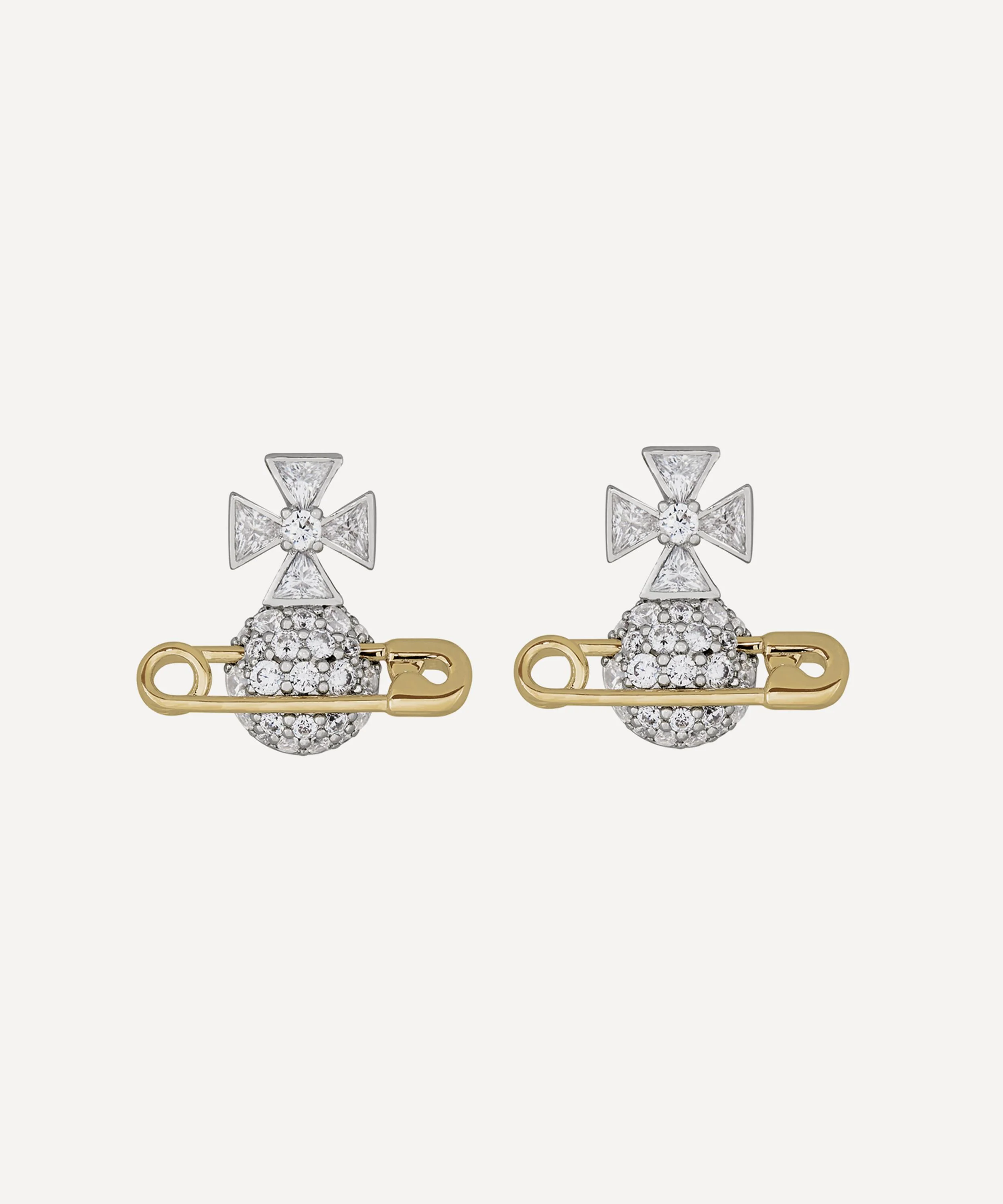 Mixed Metal Hectorina Stud Earrings - 1