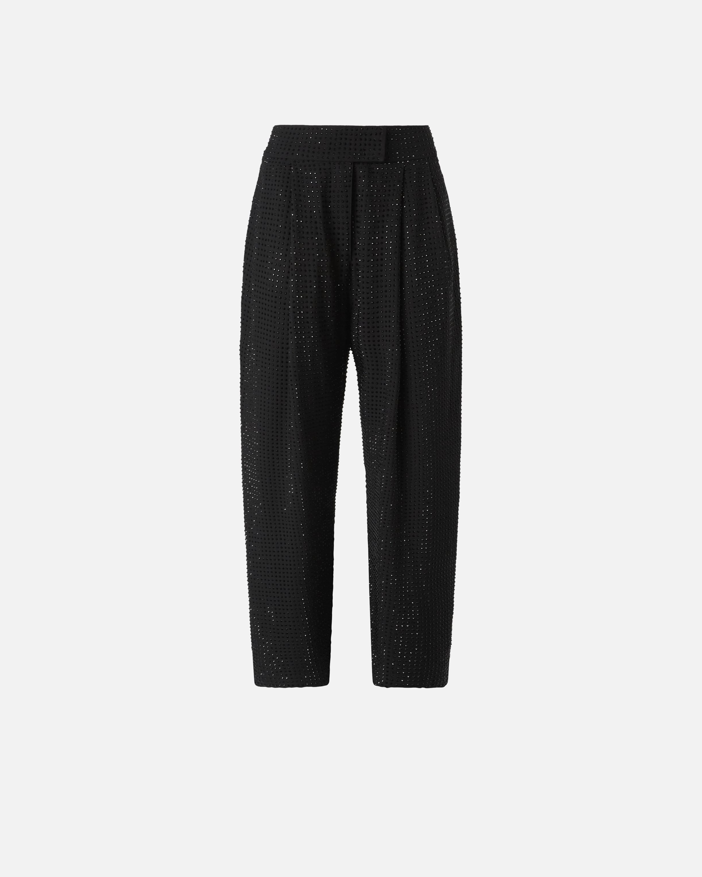 WIDE FULL RHINESTONE TROUSERS - 1