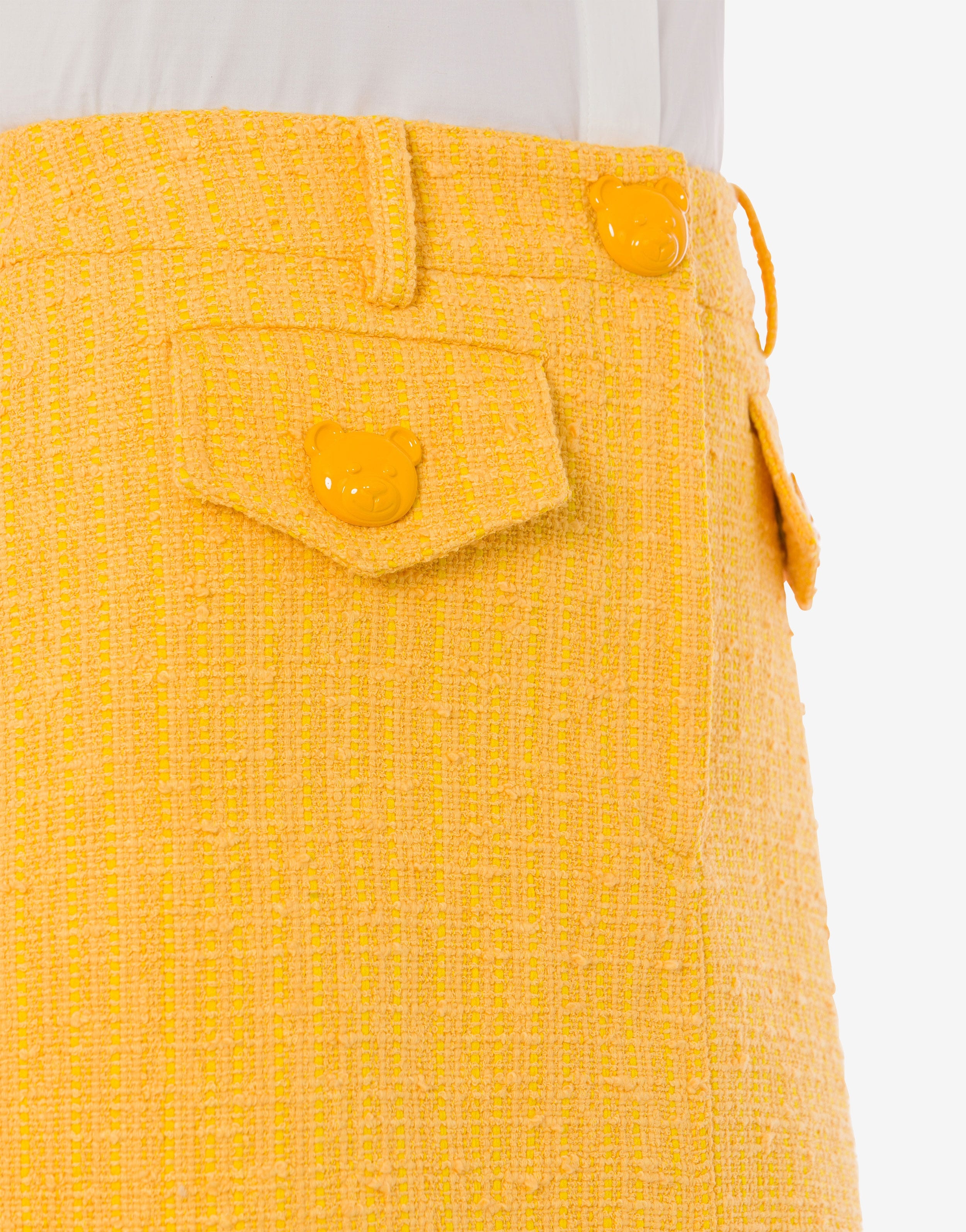 TEDDY BUTTONS TWEED MINISKIRT - 4